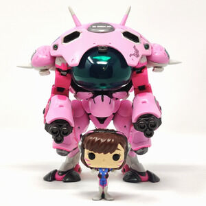 Funko Pop Games Super 6 Inch Overwatch D.Va with Meka Mech Suit Tank #177 NO BOX